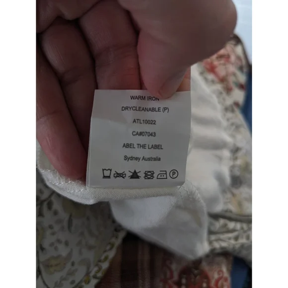 Abel The Label Dress Womens XS Yellow Jaase Halter Ditsy Floral Mini Boho Floral - Picture 8 of 11